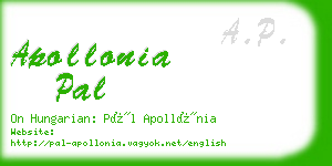 apollonia pal business card